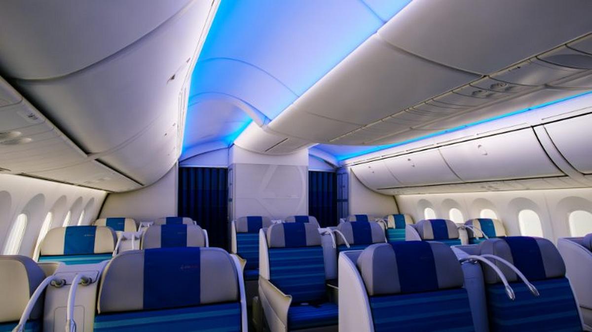 Wnętrze Business Elite LOT Dreamliner