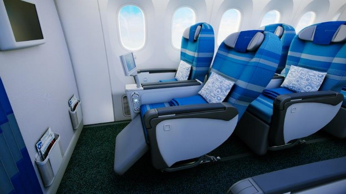 Kabina Premium Club w Dreamlinerze